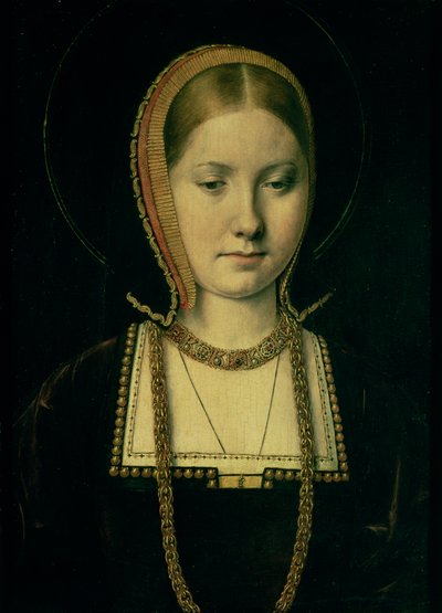 Portrait of a woman, possibly Catherine of Aragon by Michiel Sittow